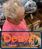 Dick Vermiel Signed Philadelphia Eagles HOF Mini Helmet Beckett 40626