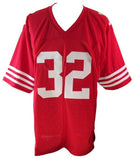 Ricky Watters 49er's Autographed/Signed Jersey Beckett Witness 204085