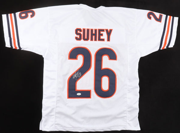 Matt Suhey Signed Chicago Bears White Jersey (JSA COA) Super XX F.B / Penn State