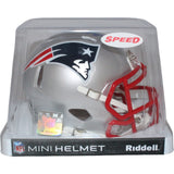 Christian Gonzalez Signed New England Patriots Mini Helmet FAN 42814
