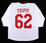 Charley Trippi Signed Chicago Cardinal Jersey Inscd "HOF 68"(JSA) NFL Champ 1947
