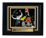 George Pickens Autographed 8x10 Photo Pittsburgh Steelers Framed JSA 183319