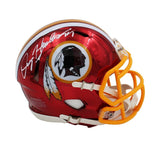 Dwayne Haskins Signed Washington Redskins Speed Chrome NFL Mini Helmet