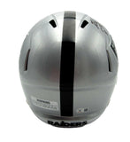 Richard Seymour Signed Raiders Speed Full Size Replica Helmet Beckett 160591