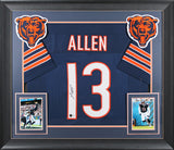 Keenan Allen Authentic Signed Navy Blue Pro Style Framed Jersey BAS Witnessed