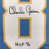 Signed CHARLIE JOINER HOF 96 San Diego Powder Blue Jersey JSA COA