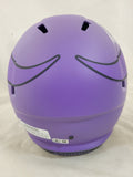 JJ McCARTHY SIGNED MINNESOTA VIKINGS F/S RAVE SPEED REPLICA HELMET BECKETT QR