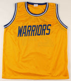 Rick Barry Signed Golden State Warriors Jersey Inscribed "HOF 1987" (JSA COA)