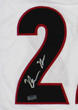 Branson Robinson Signed Georgia Custom White Jersey