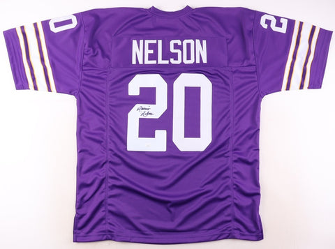 Darrin Nelson Signed Minnesota Vikings Jersey (JSA) Running Back / Returner