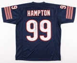Dan Hampton Signed Bears Jersey Inscribed "HOF 2002"(Beckett Holo) 85 Bears D.E.