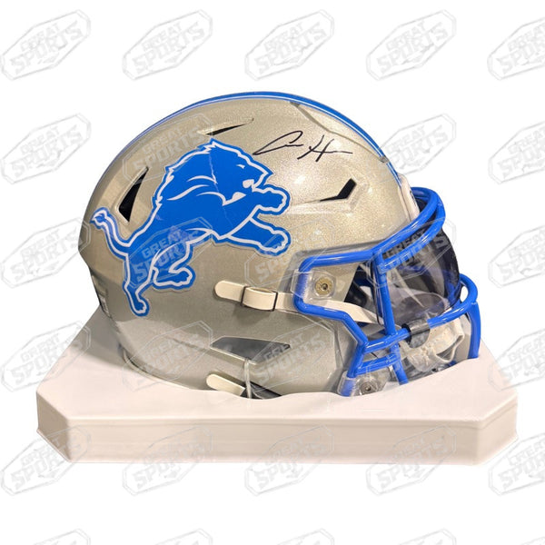 AIDAN HUTCHINSON SIGNED DETROIT LIONS MID SIZE MIDI SPEEDFLEX HELMET BECKETT