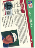 Mark O'Meara Autographed 1991 Pro Set #113 Trading Card Beckett 44884