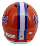 D. J. Lagway Signed/Inscr Orange Full Size Replica Helmet Florida JSA 197051