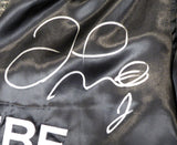 FLOYD MAYWEATHER JR. AUTOGRAPHED SIGNED BLACK BOXING TRUNKS BECKETT BAS 159668