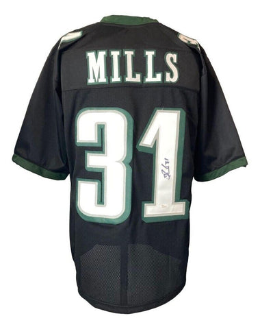 Jalen Mills Signed Philadelphia Eagles Black Jersey (JSA) Super Bowl LII Champ