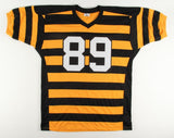 Jerricho Cotchery Signed Steelers Bumble Bee Jersey (Gridiron Legends) Receiver