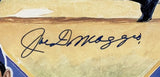 Joe DiMaggio Signed Framed 24x32 New York Yankees Poster PSA LOA