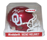 Brian Bosworth Autographed Oklahoma Sooners Speed Mini Helmet BAS 40066
