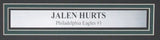 Jalen Hurts Signed/Autographed 16x20 Photo Eagles Framed JSA 189991