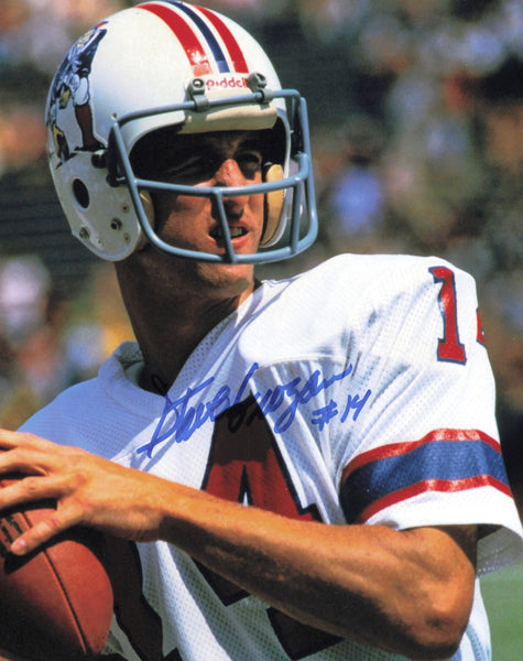 Steve Grogan Autographed Signed 8x10 Photo New England Patriots SKU #244707