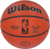 Charles Oakley New York Knicks Signed Wilson Authentic Series I/O Basketball