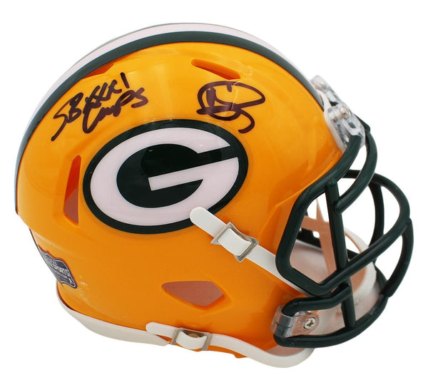 Andre Rison Signed Green Bay Packers Speed NFL Mini Helmet with "SB XXXI Champs"