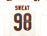Chicago Bears Montez Sweat Autographed Signed White Jersey JSA