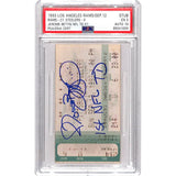 Jerome Bettis Signed Pittsburgh Steelers 09/12/93 1st TD Slab Ticket PSA 38020