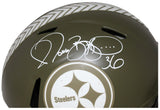 Jerome Bettis Signed Pittsburgh Steelers Authentic Salute Helmet Beckett 40589
