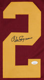 USC O.J. Simpson Authentic Signed Maroon Pro Style Jersey JSA Witness