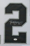 FRAMED OAKLAND RAIDERS RICH GANNON AUTOGRAPHED SIGNED JERSEY JSA COA