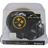 Pat Freiermuth Autographed Pittsburgh Steelers Eclipse Mini Helmet Beckett 48046