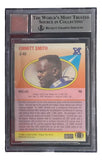 Emmitt Smith Signed Dallas Cowboys 1990 Fleer #U40 Rookie Card BAS Auto 10