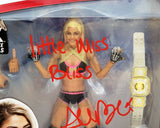 ALEXA BLISS AUTOGRAPHED WWE ACTION FIGURE LITTLE MISS BLISS BECKETT 208695