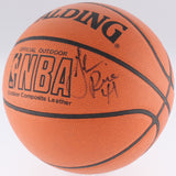 Glen Rice Signed NBA Basketball (JSA) #4 Overall Pick 1989 NBA Draft Miami Heat