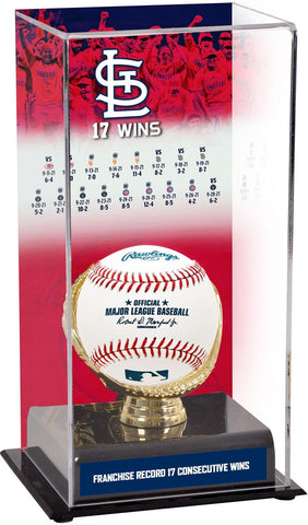 St. Louis Cardinals Franchise Record Winning Streak Display Case with Image