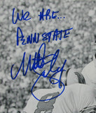 Matt Suhey Penn State Signed/Inscribed 11x14 B/W Photo Beckett 164929