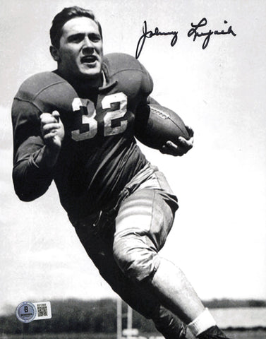 Johnny Lujack Autographed Signed 8x10 Photo Notre Dame Beckett QR #BS12868