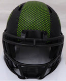 RUSSELL WILSON AUTOGRAPHED ECLIPSE SEAHAWKS MINI HELMET IN GREEN RW HOLO 178960