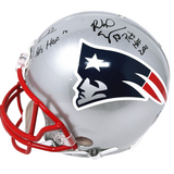 Tom Brady & Alumni Signed Patriots Hall of Fame Authentic Helmet Fanatics/JSA