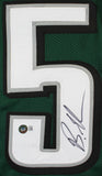 Brandon Graham Authentic Signed Green Pro Style Framed Jersey BAS Witnessed