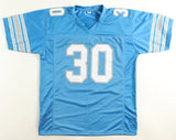 Cory Schlesinger Signed Detroit Lions Jersey Inscribed "3x Pro Bowl"(Beckett) F