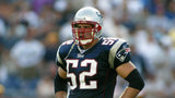 Ted Johnson Signed New England Jersey Inscribed "3xS B Champ!" (JSA) Linebacker