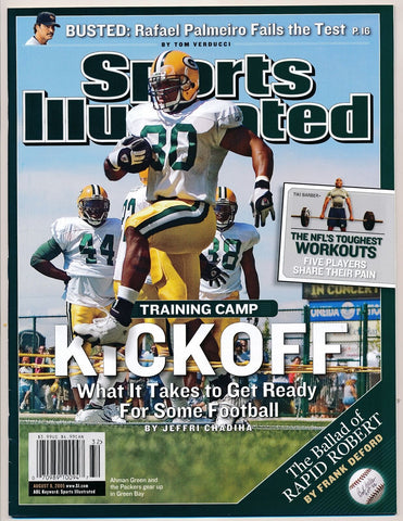 August 8, 2005 Ahman Green Sports Illustrated NO LABEL Newsstand Packers