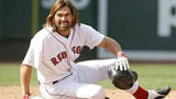 Johnny Damon Signed Boston Red Sox Russell Athletic MLB Style Jersey (JSA COA)