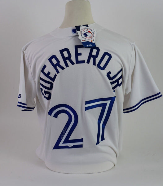 Vladimir Guerrero Jr. Toronto Blue Jays Autographed Majestic Jersey JSA COA