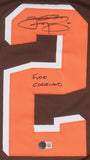 Johnny Manziel Signed Browns Color Rush Jersey Inscribed "F***Cleveland"/Beckett