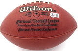 Joe Montana Autographed Signed NFL Leather Football 49ers Beckett QR #BS30305
