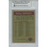 Tony Dorsett Autographed 1984 Topps 235 Slabbed Trading Card Beckett 45917